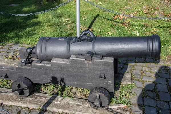 Canhão em Wilhelmsturm em Dillenburg — Fotografia de Stock