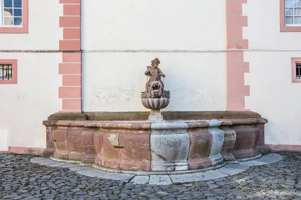 Fontána na zámku Weilburg — Stock fotografie