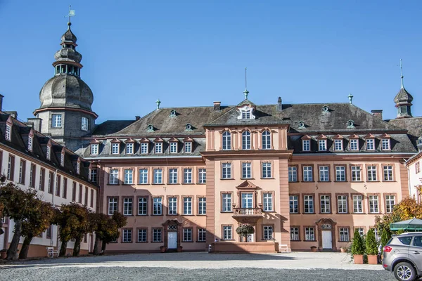 Castelo de Siegen-wittgenstein em Berleburg mau — Fotografia de Stock