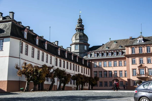 Castelo de Siegen-wittgenstein em Berleburg mau — Fotografia de Stock