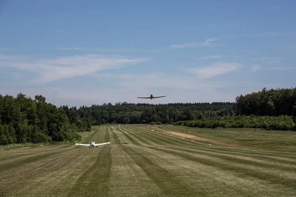 Sports Airfield Runway Lawn Wenden — Stock Photo, Image
