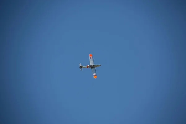 Самолеты Воздухе Над Спортивным Аэродромом Венден — стоковое фото
