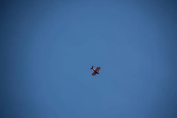 Vliegtuigen Lucht Boven Sportveld Huensborn — Stockfoto