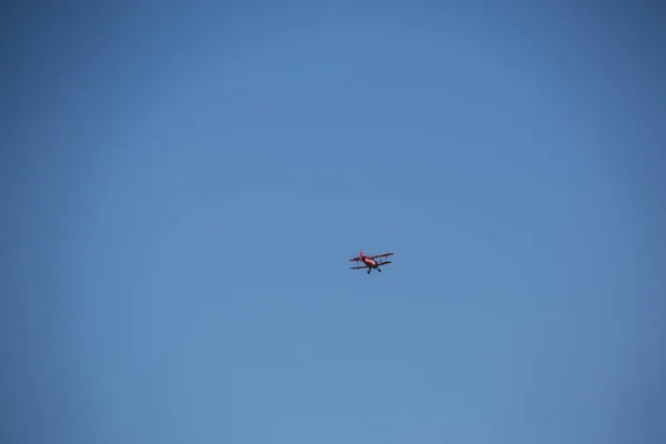 Aviones Aire Sobre Aeródromo Deportivo Huensborn —  Fotos de Stock