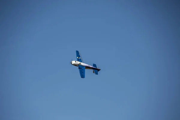 Aviones Aire Sobre Aeródromo Deportivo Huensborn — Foto de Stock