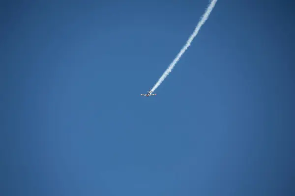 Aviones Aire Sobre Aeródromo Deportivo Huensborn —  Fotos de Stock