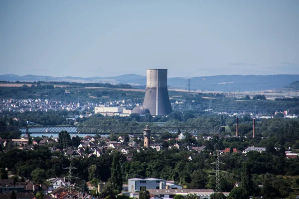 Power Plant Cooling Tower Bendorf Rhein — Stock Photo, Image