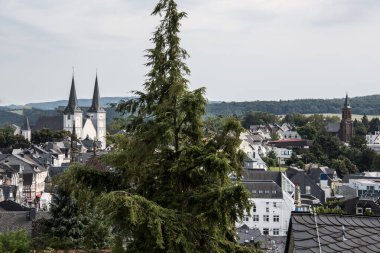 Westerwald 'daki Montabaur' un Genel Görünümü
