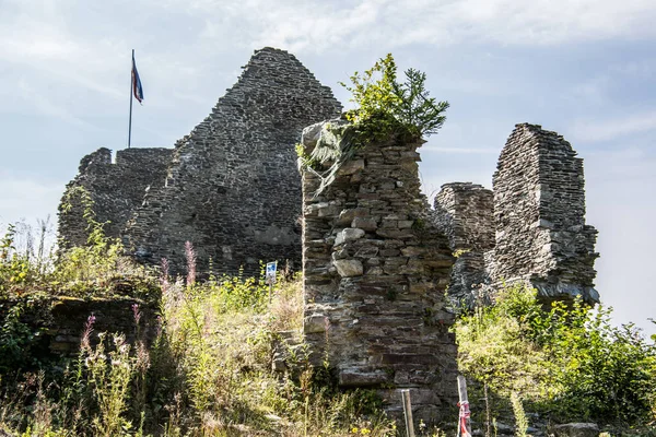 Ruinas Del Castillo Isenburg Iserkopf Westerwald —  Fotos de Stock