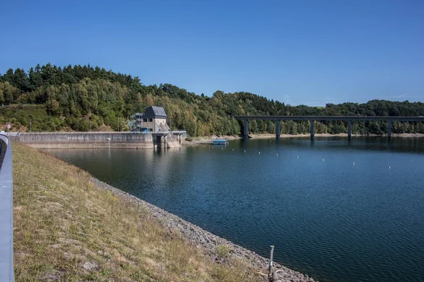 Wupper Diga Nella Terra Bergisches — Foto Stock