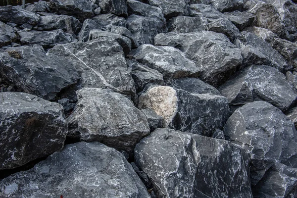 Pierres Carrières Mur Naturel Sur Tas — Photo