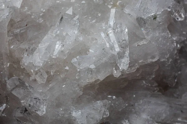 Διαφανή Γυαλιστερά Κρύσταλλα Πετρωμάτων Μια Γεωγραφία — Φωτογραφία Αρχείου