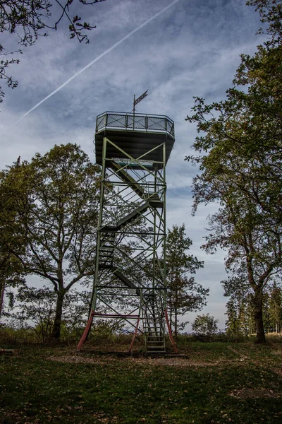 Torre Vigilancia Siegener Rabenhain Bosque — Foto de Stock