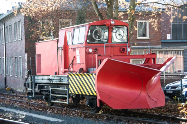 Lokschuppen Für Rangierlokomotiven — Stockfoto