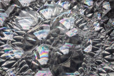 Bir kase renkli sabun köpüğü.