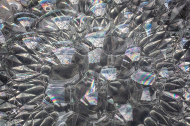 Bir kase renkli sabun köpüğü.