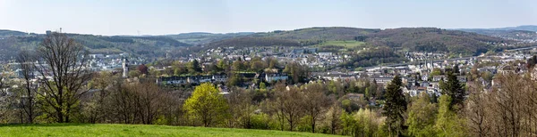 Panorama Mountainous Siegerland — Stock Photo, Image