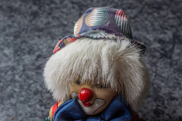 Bunter Clown Als Puppe — Stockfoto