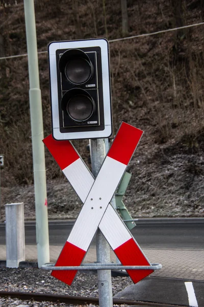 Panneaux Signalisation Dans Circulation — Photo