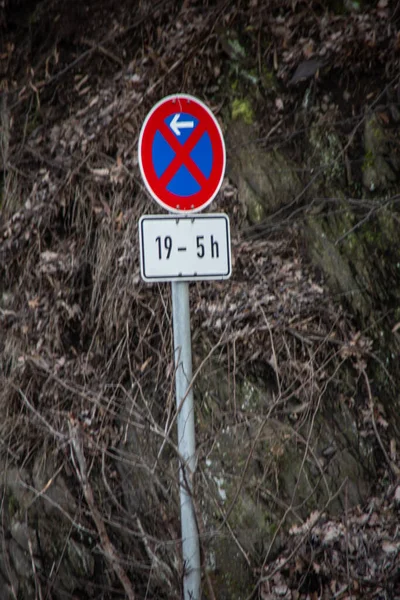 Verkeerstekens Het Verkeer — Stockfoto