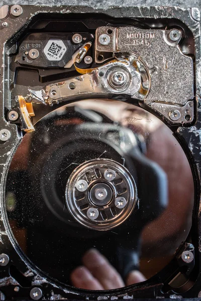 Hard drive with tracks