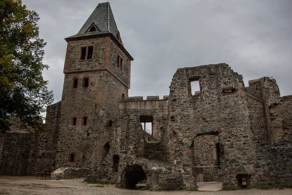 Darmstadt Yakınlarındaki Frankenstein Kalesi — Stok fotoğraf