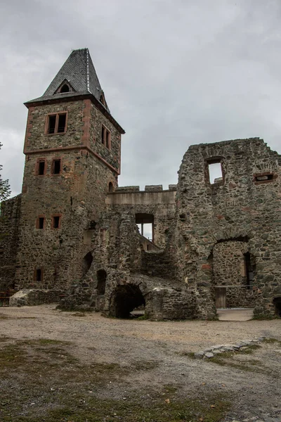 Frankenstein Erőd Darmstadt Közelében — Stock Fotó