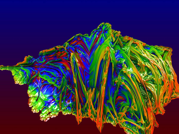 изображения трёхмерных фракталов

