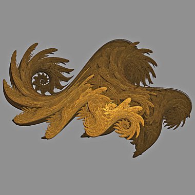 Bilgisayarda hesaplanan fraktalların 3B çizimi