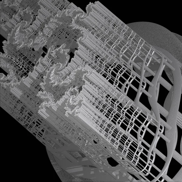 Illustration Fractals Calculated Computer — Stock Photo, Image