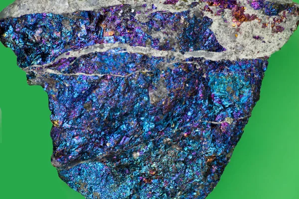 鉱物として重金属と色銅砂利鉱石 — ストック写真
