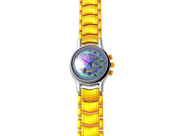 Reloj Pulsera Oro Para Mujer — Foto de Stock