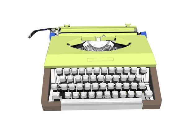 Alte Schreibmaschine Mit Tasten — Stockfoto