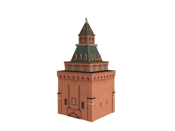 Rotes Backsteingebäude Moskau — Stockfoto