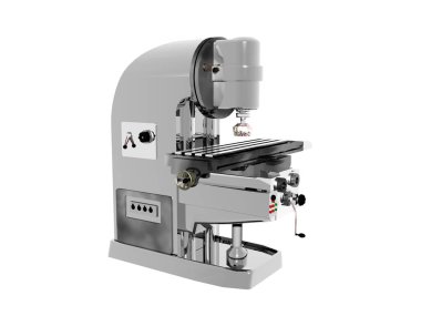 Atölyedeki hassas mekanik çelik değirmen makinesi