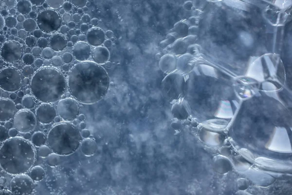 Gotas Aceite Una Superficie Agua —  Fotos de Stock