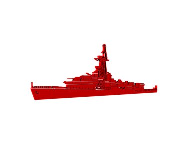 Gemilerin ve yatların kırmızı sembolleri