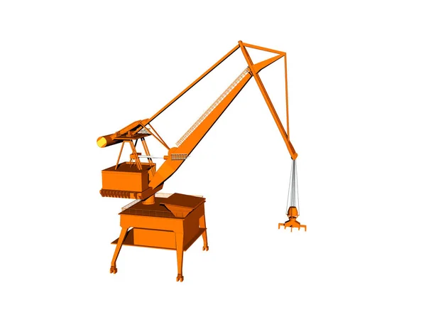 Heavy Crane Boom Hook — Stock Photo, Image