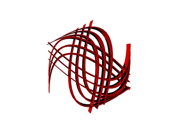 Abstracte Rode Tekens Symbolen — Stockfoto