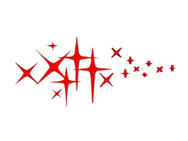 Абстрактні Червоні Знаки Символи — стокове фото