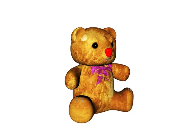 Brown Teddy Bear Play — Stock Photo, Image