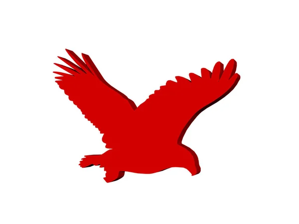 Pájaro Cómico Lindo Rojo — Foto de Stock