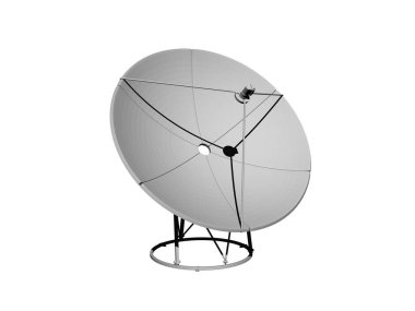 geniş açık hava metalik çanak anteni