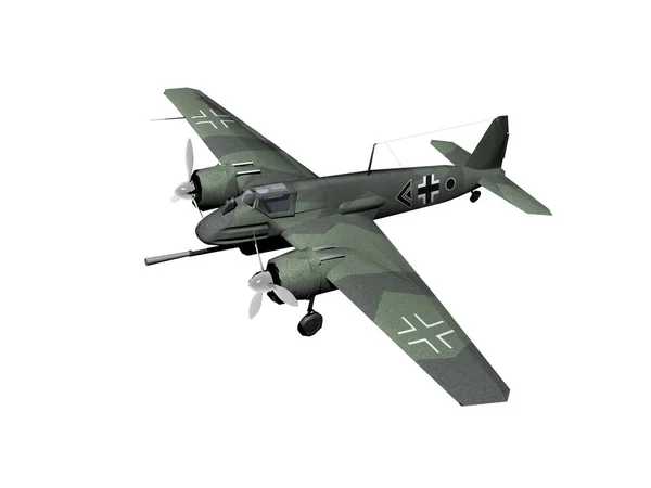 Ελικοφόρο Αεροπλάνο Μαχητής Του Παγκοσμίου Πολέμου — Φωτογραφία Αρχείου