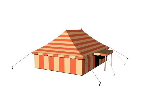Tente Cirque Colorée Avec Cordes — Photo