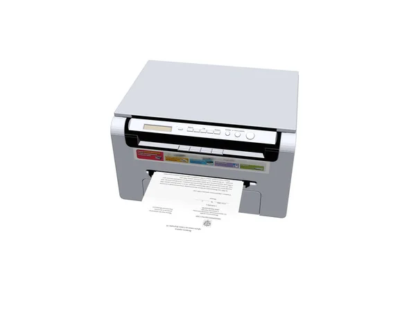 Impresora Inyección Tinta Oficina — Foto de Stock