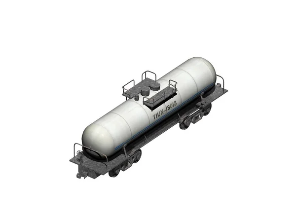 Steel Tank Wagons Railway — Stock Photo, Image