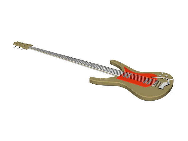 Konserler Için Elektro Gitar — Stok fotoğraf