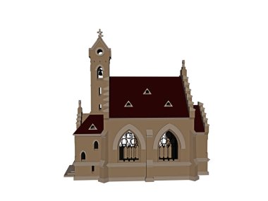 Çan kulesiyle eski kilise