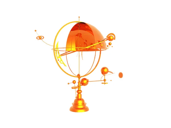 황금빛 플라네타륨 — 스톡 사진